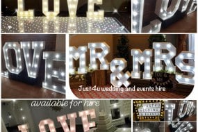 Just4uweddings and Events Hire Backdrop Hire Profile 1