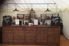 Wood vintage bar