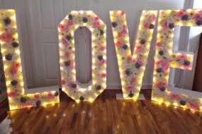 Special Touch Event Hire Flower Letters & Numbers Profile 1