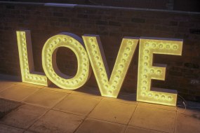 Mosaic Photo Booth Light Up Letter Hire Profile 1