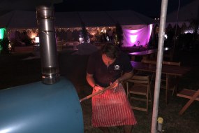 Making pizza at CarFest South 2018