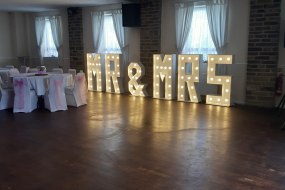 Whitefox & Coleys Wedding Shop & Venue Stylists Light Up Letter Hire Profile 1