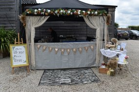 Outdoor catering setup