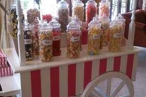 Pink and White Candy Cart  Sweet and Candy Cart Hire Profile 1