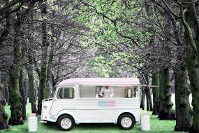 Frozen yogurt van