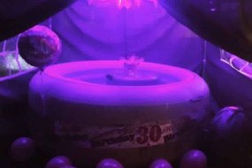 Can add decorated gazebo with lighting to your tub