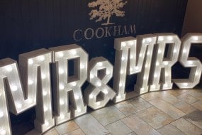 The Event Styling Co. Light Up Letter Hire Profile 1