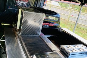 our grill area