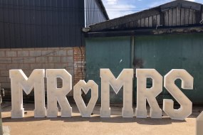 Mr & Mrs Wedding Signs  Light Up Letter Hire Profile 1