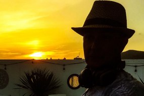 On an Ibiza rooftop