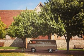 The beautiful Champervan @ Tithe Barn