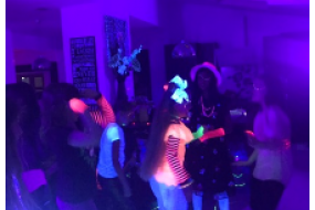 Glow in the dark party