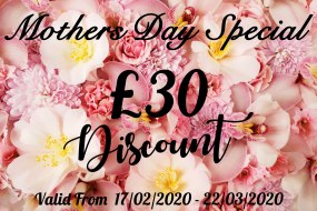 Treat your Mum for a mothers day gift of a Magic Mirror for her Birthday or upcoming event. All booking made between the 17/02/2020 - 22/03/2020 will received £30 off.