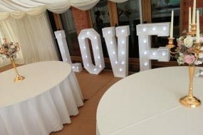 The Little Wedding Hire Company Light Up Letter Hire Profile 1