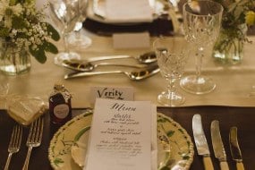 Vintage place setting