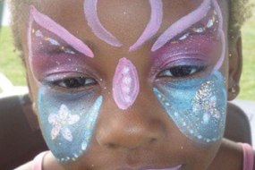 Beautiful Blue and Pink Butterfly