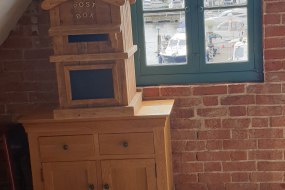 Rustic candy cart