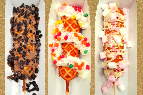 Festival Style Waffles on a Stick