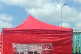Rosie&Lawrence Red Masters Gazebo Hire Profile 1