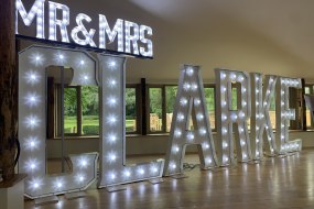 Love Is Us Light Up Letter Hire Profile 1