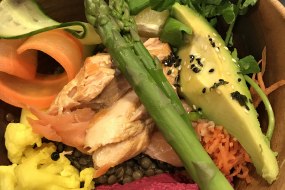 Hot Smoked Salmon Salad