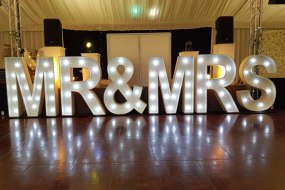 Belles and Beaus Wedding Hire and Venue Styling Light Up Letter Hire Profile 1