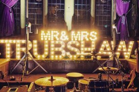 The Blue Rinse Live Band & Lighting Hire Light Up Letter Hire Profile 1