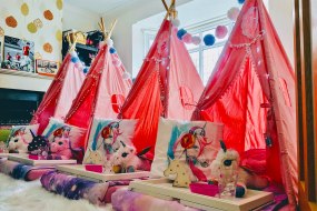 Dollyday Dreams Party Caravan Sleepover Tent Hire Profile 1