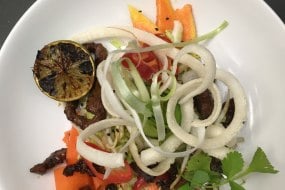 Thai Beef Salad with Crispy Rice Noodles