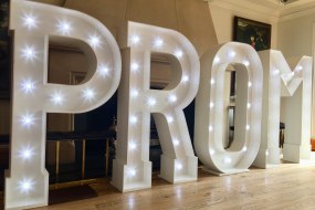 Fairytale Finishes Light Up Letter Hire Profile 1