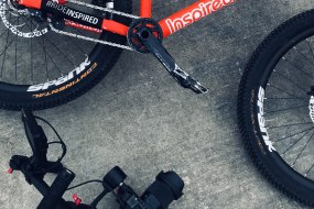 Working on a project with an athlete for Inspired Bicycles