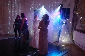 End of the night boogie for the Bride and Bridesmaid