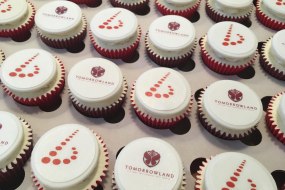 Corporate Cupcakes | Pink Aubergine Cupcakes