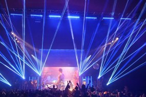 The Square in the Air Laser Show Hire Profile 1