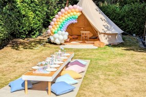 Bell tent kids daytime package