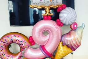 Candy display for a 9th birthday