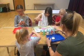 A holiday workshop at a community centre