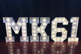 Event Prop Hire MK Light Up Letter Hire Profile 1