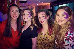 Fancy faces - painting by Emma  Glitter Bar Hire Profile 1