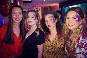 Fancy faces - painting by Emma Glitter Bar Hire Profile 1