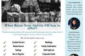 Raise Your Spirits UK Cocktail Bar Hire Profile 1