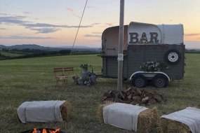 Horse trailer mobile bar available to hire
