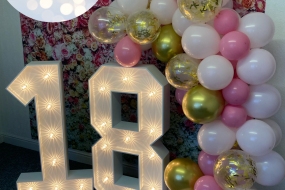 Dance The Night Away Events Light Up Letter Hire Profile 1
