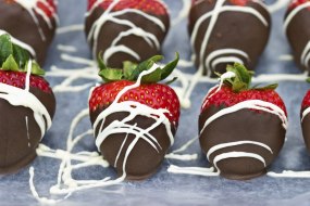 Strawberries dipped in Chocolate