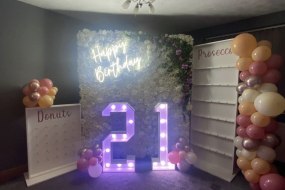 Neon Nights  Light Up Letter Hire Profile 1