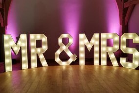 Fabulous Photo Booth Light Up Letter Hire Profile 1