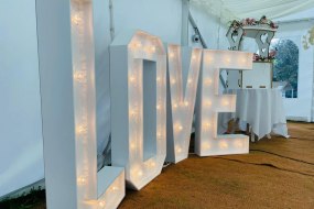 Complete Events  Light Up Letter Hire Profile 1