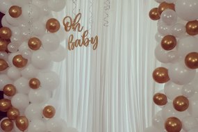 Baby shower backdrop