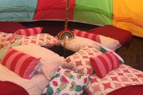 Party Time Bell Tents Sleepover Tent Hire Profile 1