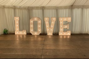I do, We do,  Weddings and Events  Light Up Letter Hire Profile 1
